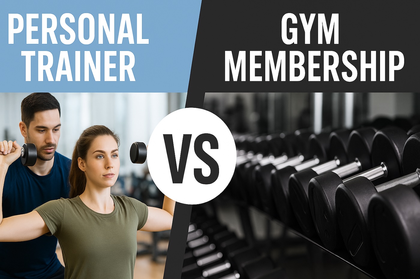 personal trainer vs gym membership
